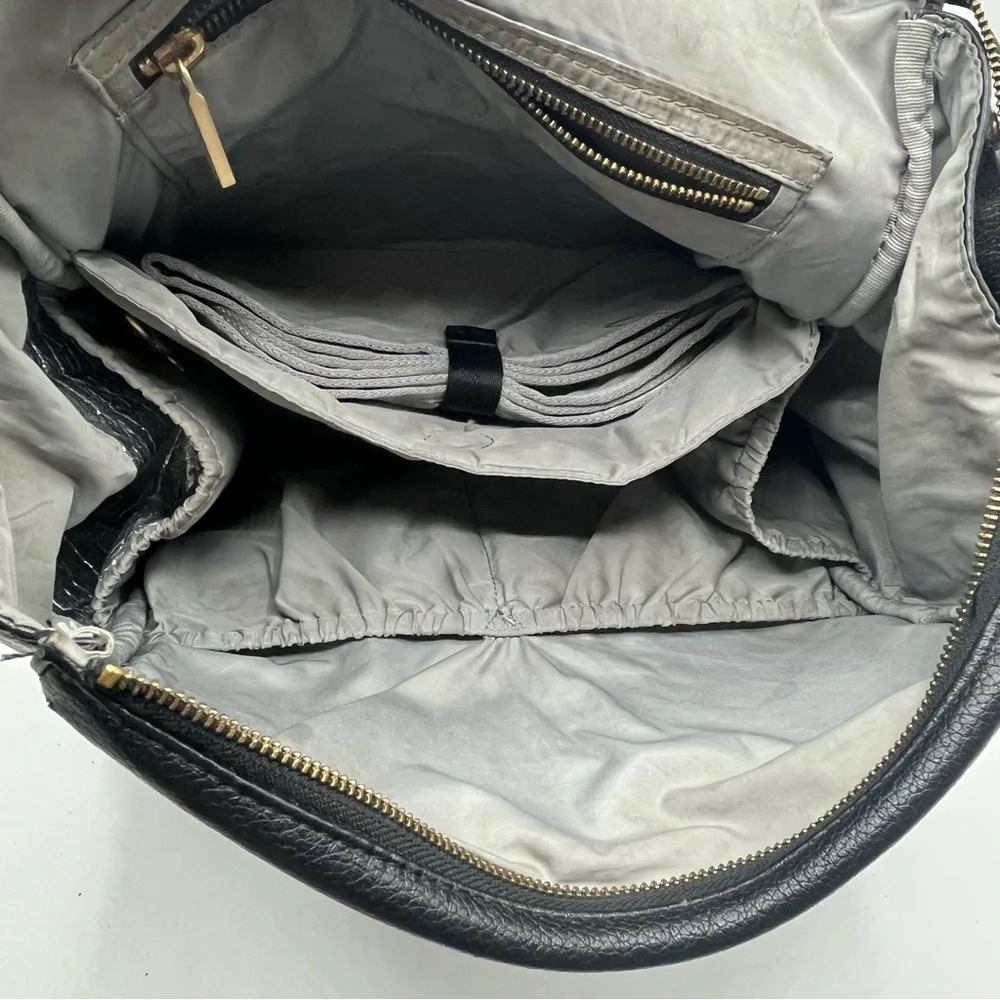 Freshly Picked Convertible Diaper Bag Tote Backpack Black